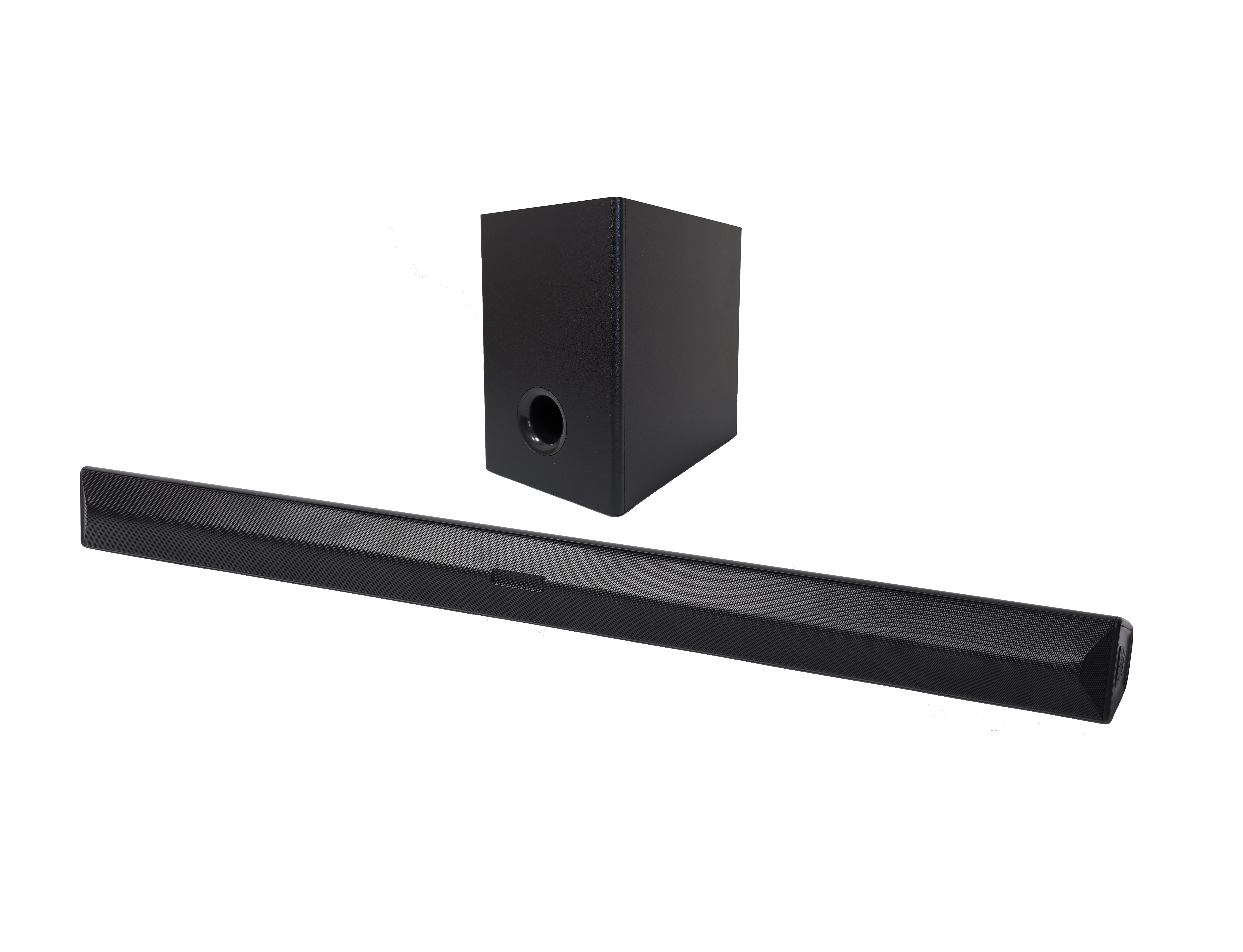 2.1 Soundbar with Wired subwoofer USB AUX DSP optical LED display