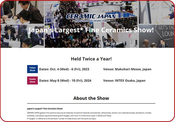 Trend to attend Japan's largest fine ceramics show