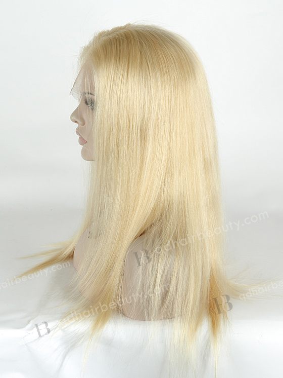 In Stock Brazilian Virgin Hair 18" Straight Color 613# Full Lace Wig FLW-04249