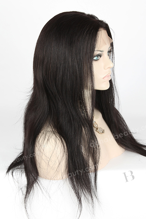 In Stock Brazilian Virgin Hair 20" Straight 1b# Color Full Lace Wig FLW-04097