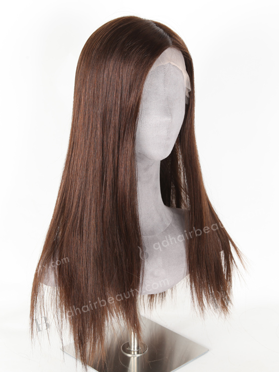 New Color 2a# Straight Mongolian Virgin Silk Top Glueless Wigs WR-GL-067