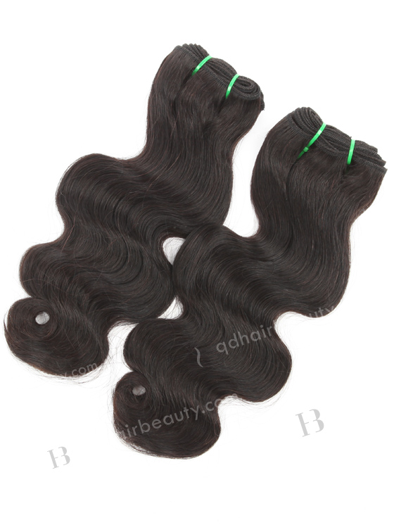 14 Inch Short Black Oma Curl Hair Extension Double Draw Peruvian Hair WR-MW-194
