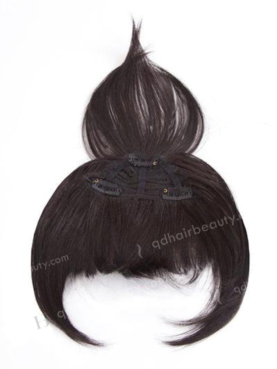 100% Unprocessed Human Hair Clip In Fringe Bangs WR-FR-004