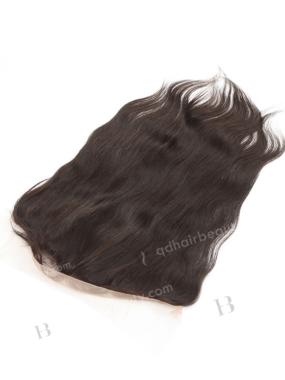 In Stock Indian Remy Hair 16" Straight Natural Color Lace Frontal SKF-061