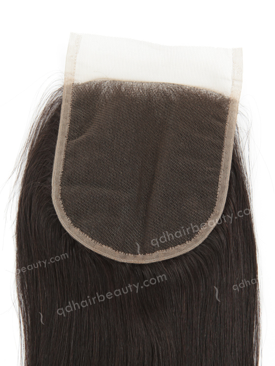 In Stock Indian Remy Hair 20" Straight Natural Color Top Closure STC-269