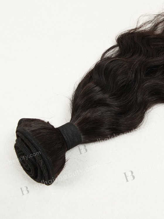 In Stock Cambodian Virgin Hair 18" Natural Wave Natural Color Machine Weft SM-905