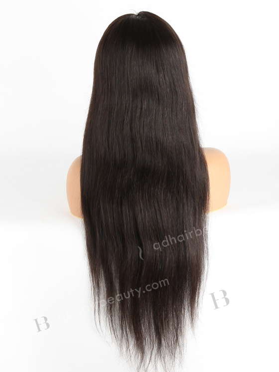 In Stock Indian Remy Hair 24" Straight Natural Color Full Lace Wig FLW-01695