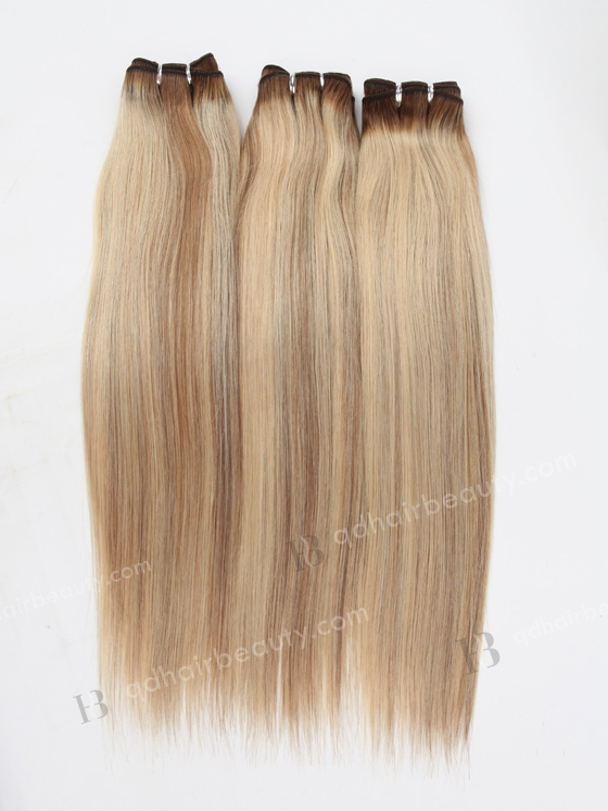 In Stock Malaysian Virgin Hair 18" Straight T9/60# with 9# highlights Color Machine Weft SM-359