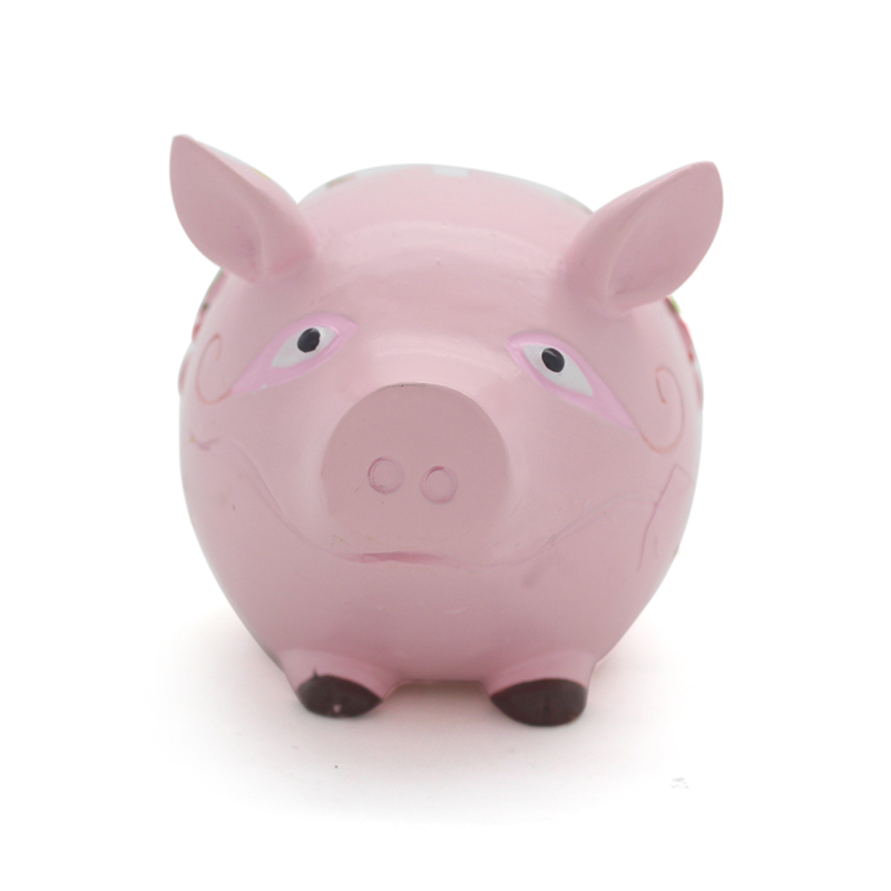 Customized piggy coin bank for home ornaments decorative kids gifts