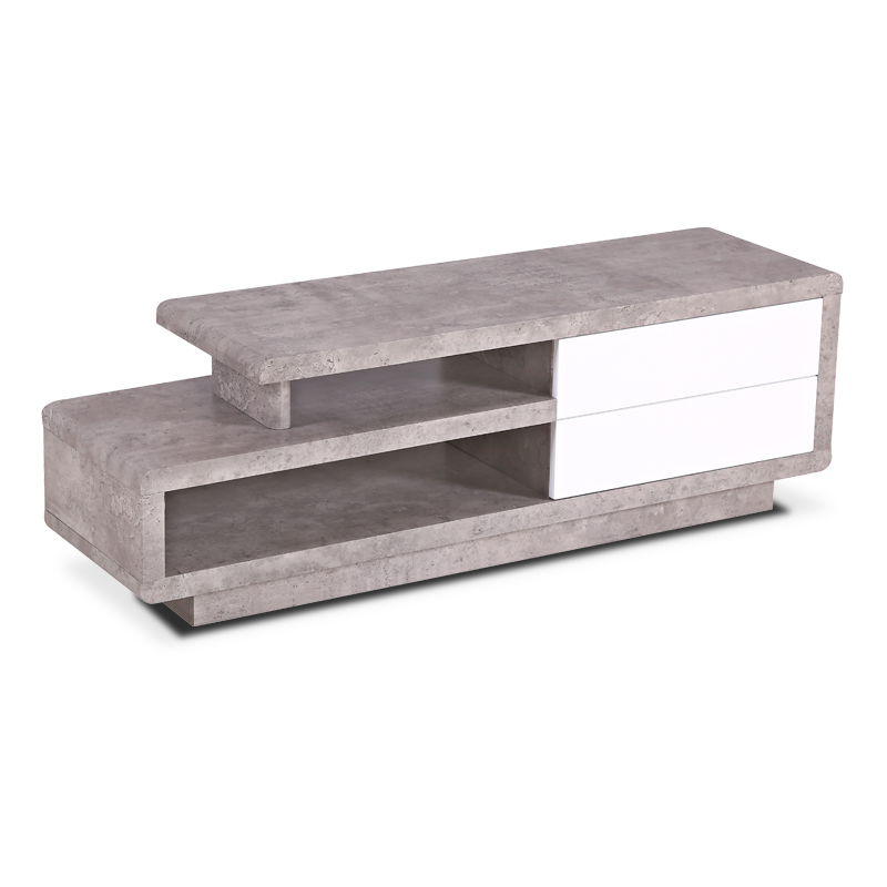 Grey TV Cabinet  with Drawers