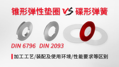 产品推荐锥形弹性垫圈DIN 6796 VS 碟形弹簧DIN 2093