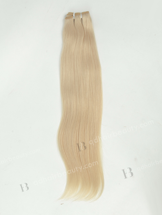 In Stock Malaysian Virgin Hair 20" Straight White Color Machine Weft SM-351