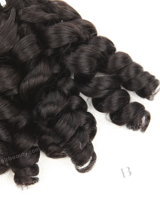 18 Inch Black Color New Curl Chinese Virgin Hair WR-MW-195