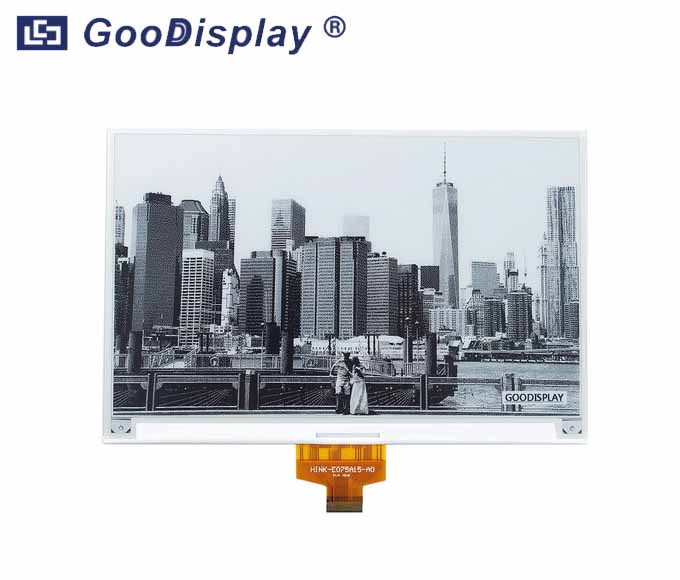 7.5 inch high resolution 880x528 e-ink display module, GDEH075T90 (EOL)