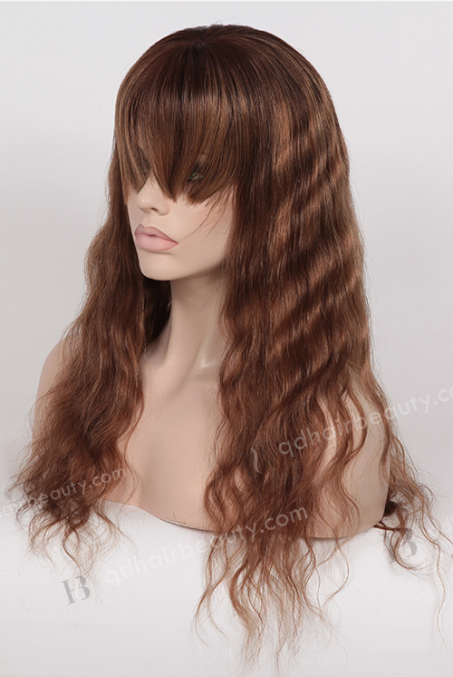 20 Inches Natural Wave Wig with Bangs WR-GL-037