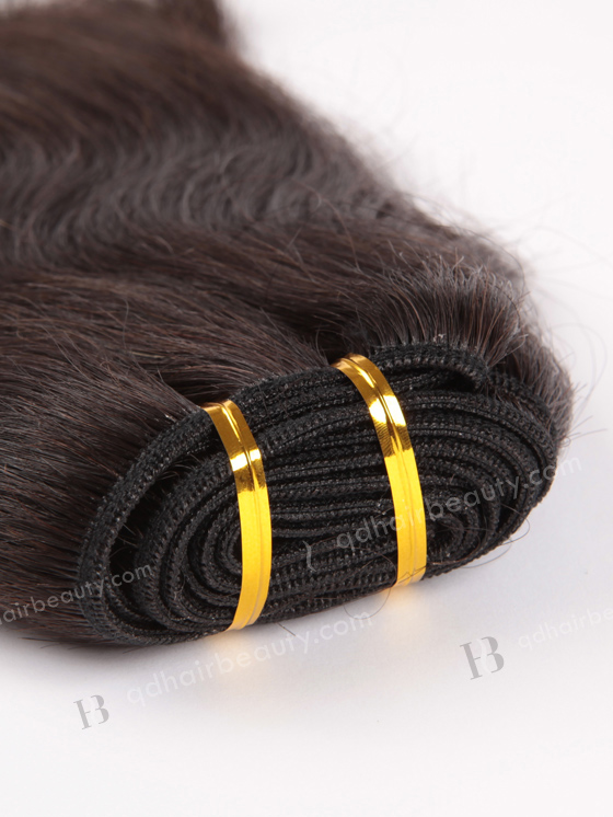In Stock Chinese Virgin Hair 12" Natural Straight Natural Color Machine Weft SM-702