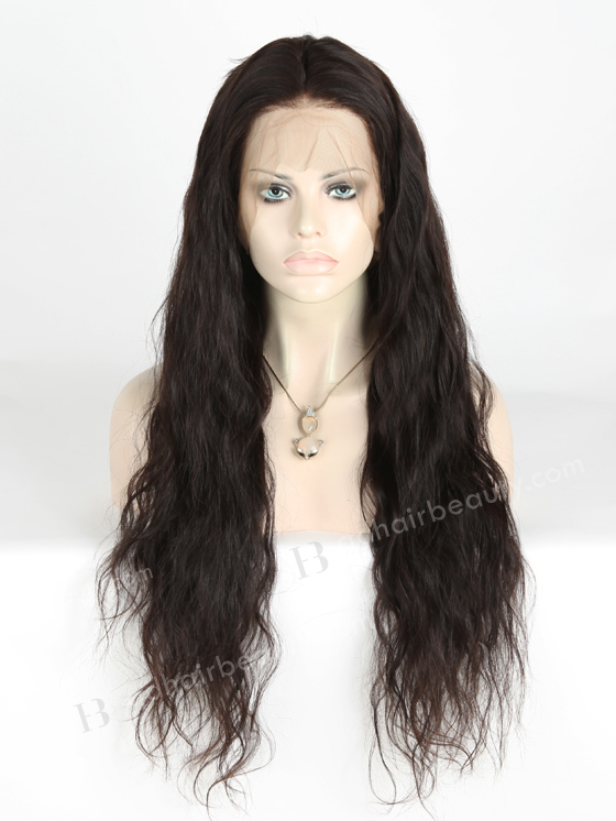 In Stock Brazilian Virgin Hair 26" Natural Wave Natural Color 360 Lace Wig 360LW-04013