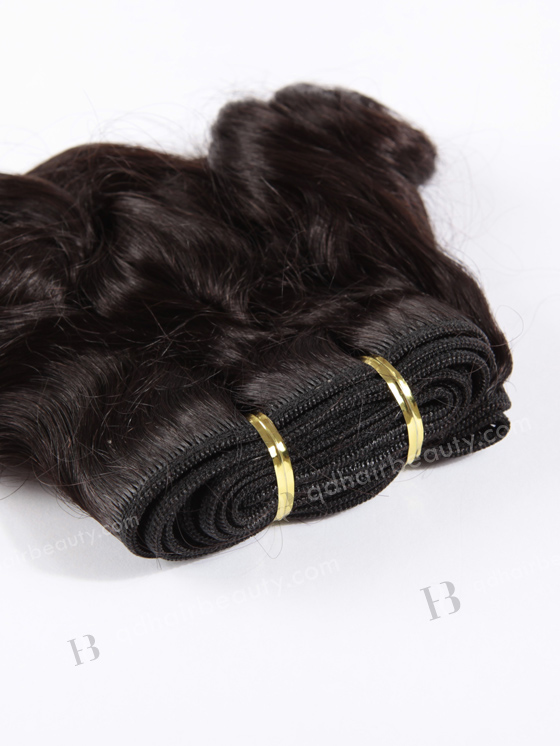 In Stock Indian Remy Hair 12" Big Loose Curl 1B# Color Machine Weft SM-041