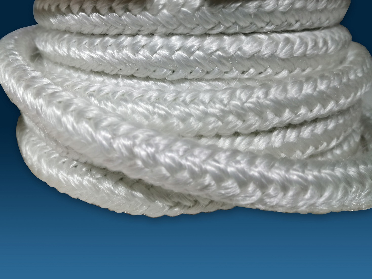 ECR glass fiber round braided rope