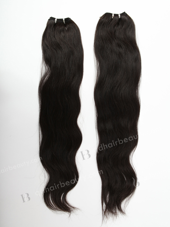 In Stock Indian Remy Hair 26" Natural Straight Natural Color Machine Weft SM-1120