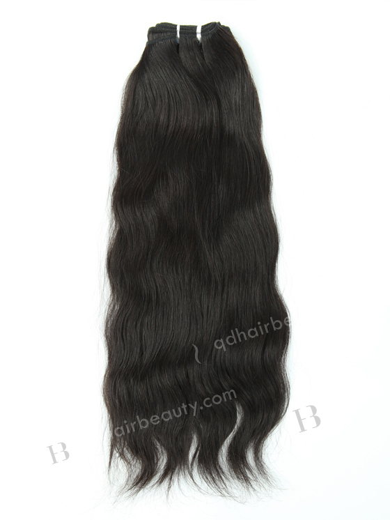 In Stock Indian Remy Hair 18" Natural Straight 1B# Color Machine Weft SM-199