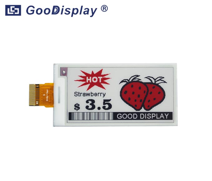 2.66寸三色电子电子墨水屏,黑白红电子纸显示屏 GDEM0266Z90