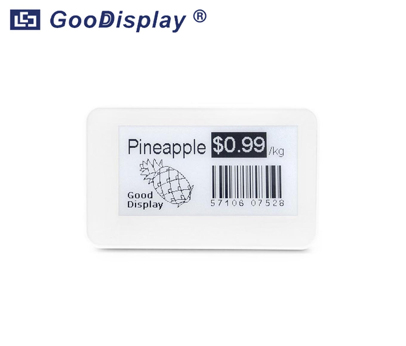 2.13 inch NFC E-paper ESL Wireless Tag, No Battery Label, GDN0213BW