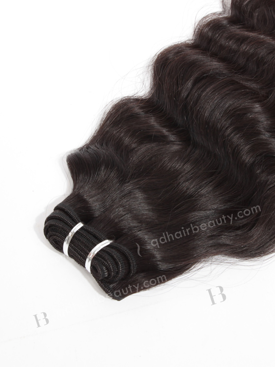 In Stock Indian Virgin Hair 20" Natural Wave Natural Color Machine Weft SM-039