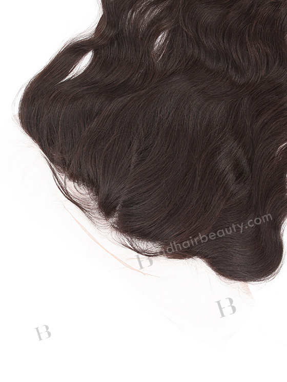 In Stock Indian Virgin Hair 14" Natural Straight Natural Color Lace Frontal SKF-021