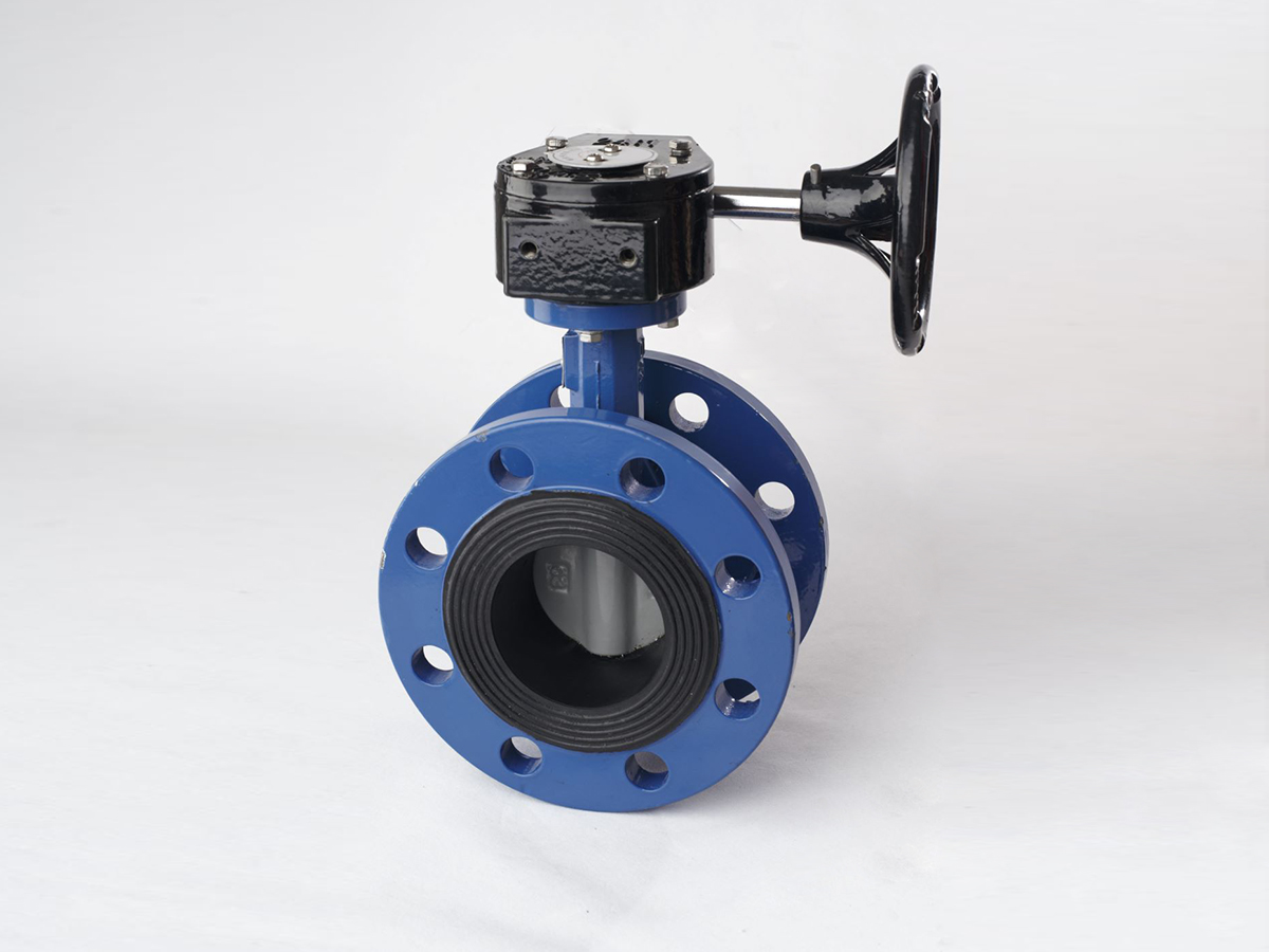 Resilient Seated（Vulcanized Sleeve）-Flanged type butterfly valve -AOBV07