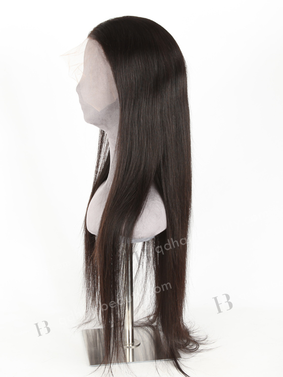 In Stock Indian Remy Hair 26" Straight Natural Color HD Lace Front Wig LLF-01022