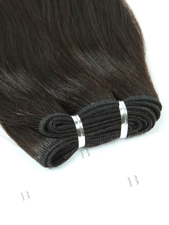 In Stock Indian Remy Hair 20" Straight Natural Color Machine Weft SM-054