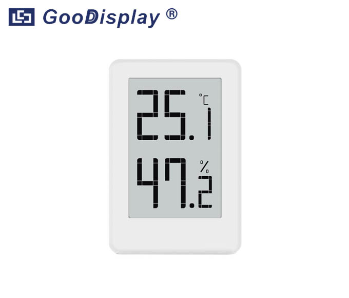 ePaper Temperature Humidity Meter Low-Power Weather Station Clock, GDTHT019