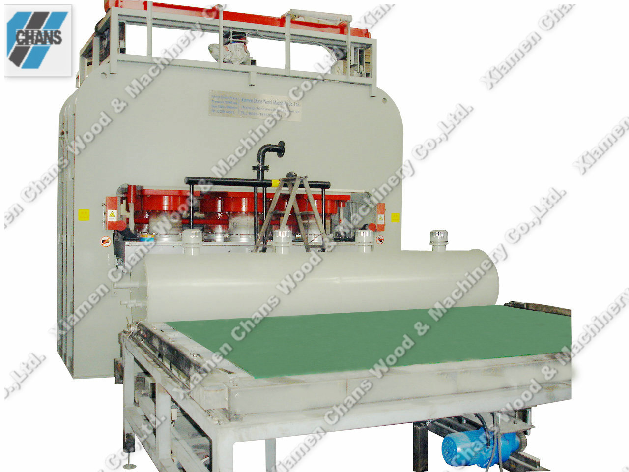automatic melamine laminate press machine for mdf chip board melamine paper