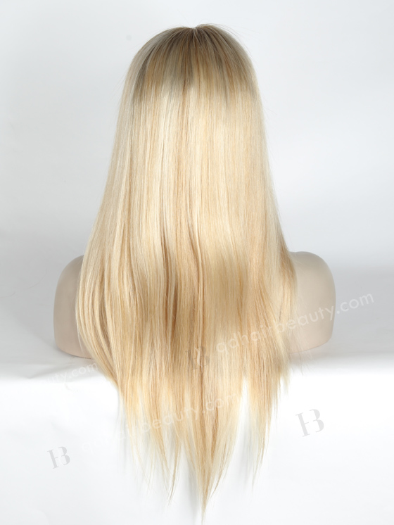 In Stock Brazilian Virgin Hair 18" Straight T8/60/25/8# highlights Lace Front Wig MLF-04023