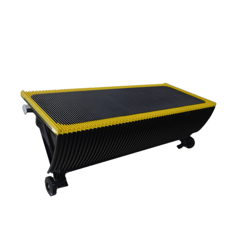 Escalera mecánica partes escalera negra de acero inoxidable con cuatro bordes amarillos dientes planos 1000mm
