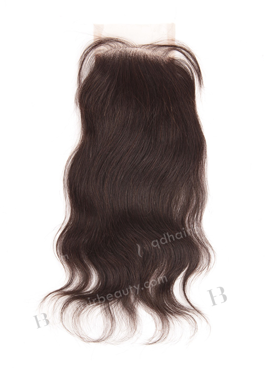 In Stock Indian Remy Hair 10" Natural Straight Natural Color Top Closure STC-109