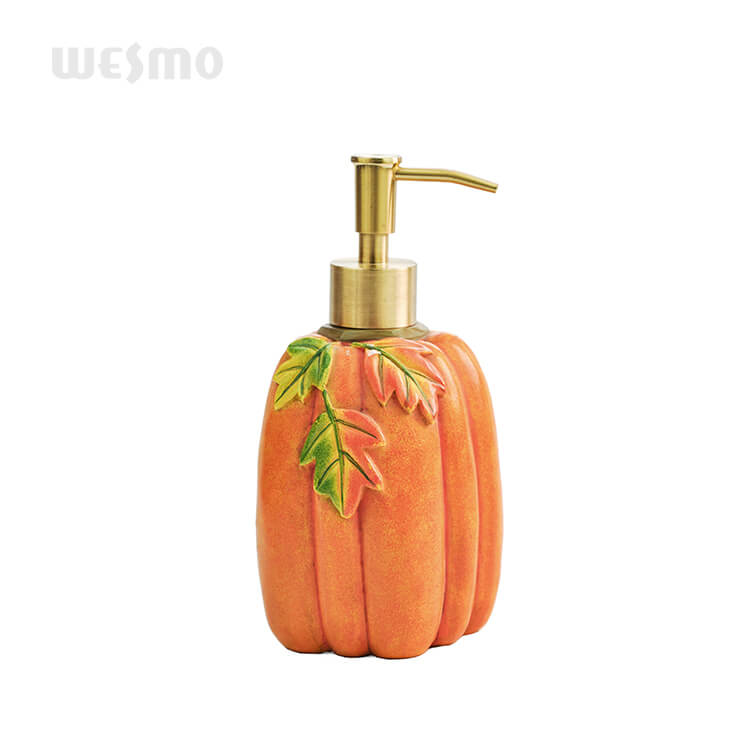 High Quality Bathroom Ware And Accessories Halloween Present Pumpkin Decoration Soap Dispenser