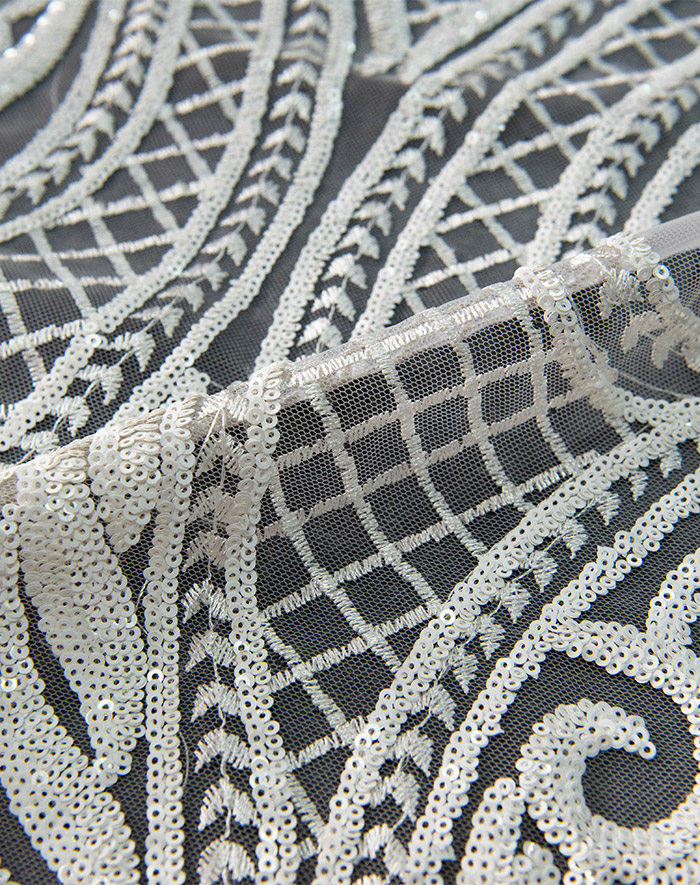 Mesh embroidery