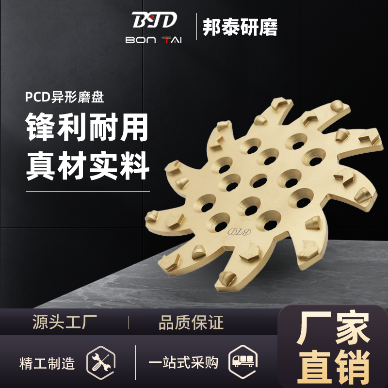 金刚石工具佰瑞泰克异形PCD磨盘除胶去环氧硬质合金厂家可定制