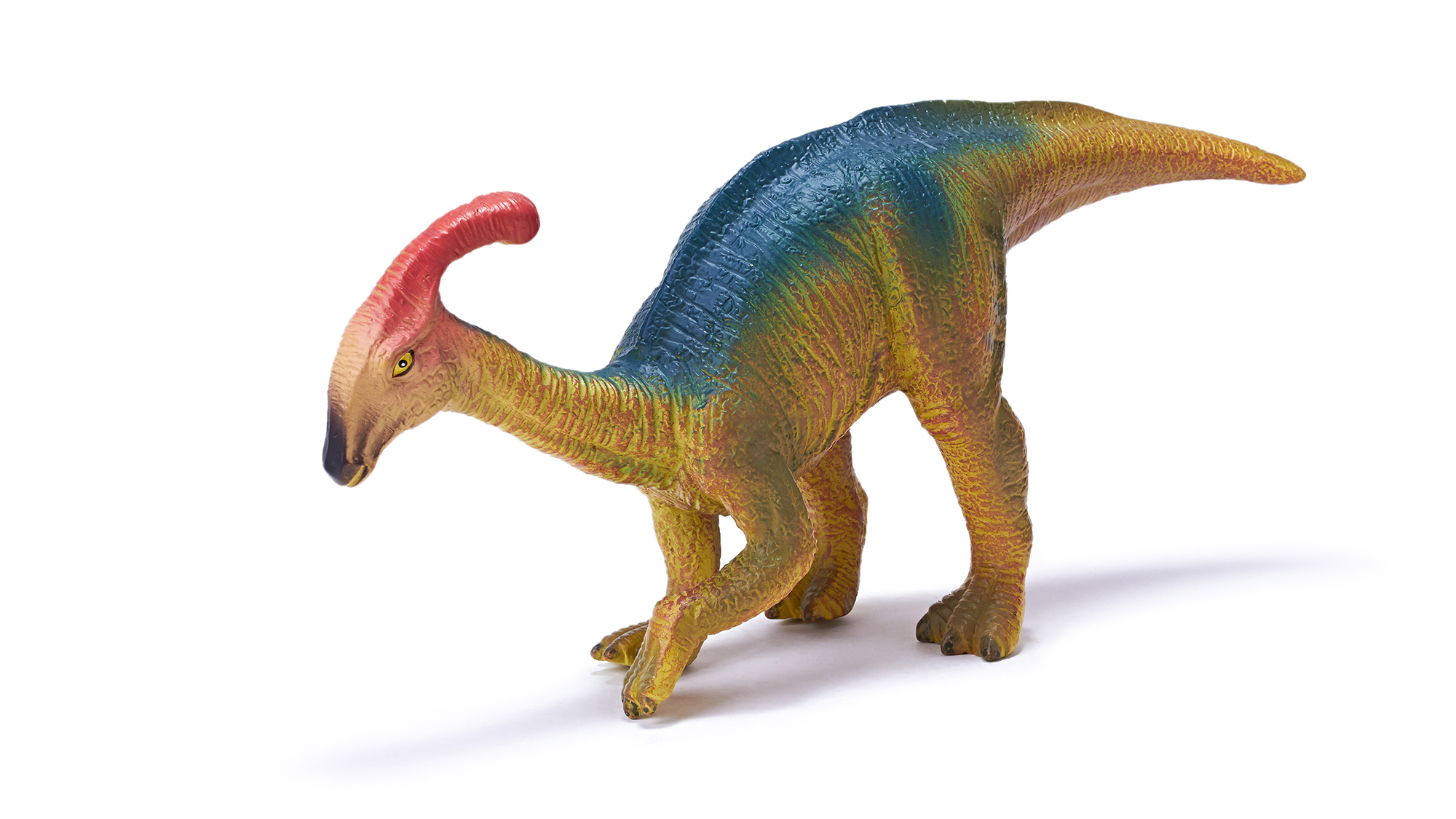 Parasaurolophus dinosaur toy model