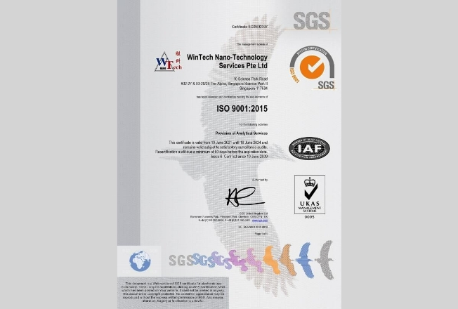 ISO 9001-2015 Cert (有效期：2021-2024)