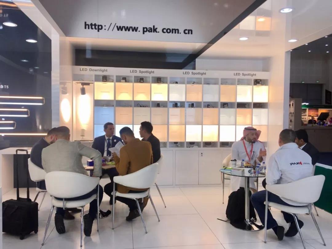 PAK, high-end lighting show at Middle East Electricity 2019