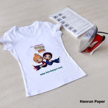 Iron on Light T-shirt Transfer Paper for 100% Cotton