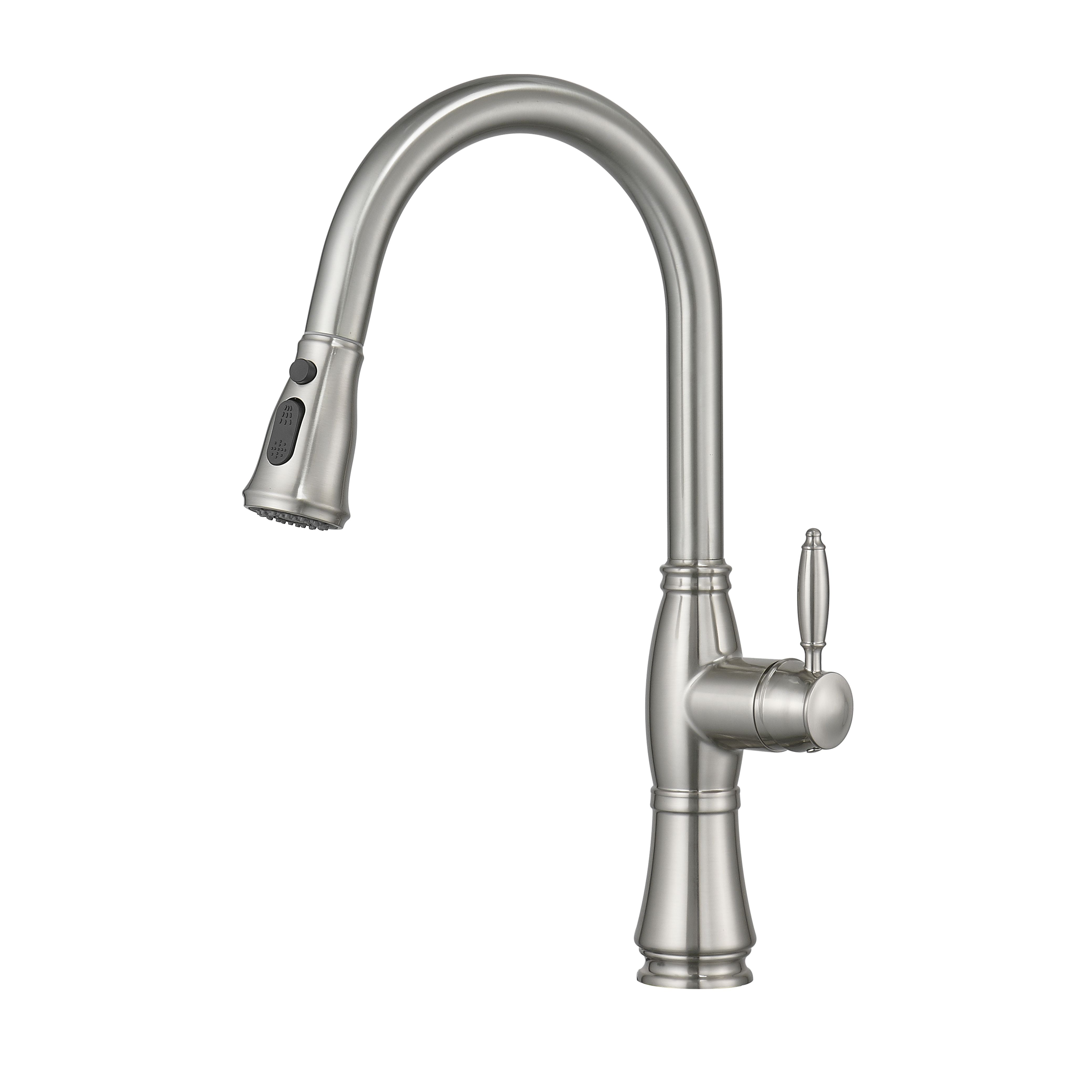 Kitchen Faucet with Pull Down Sprayer, Modern Single Handle Pull Out Kitchen Sink Faucet