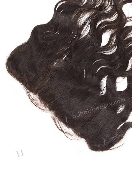 In Stock Indian Virgin Hair 16" Natural Wave Natural Color Lace Frontal SKF-050