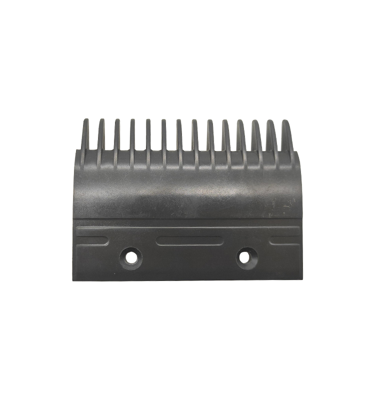 Escalator Comb Plate Parts Center Black Comb YS017B313 127*93mm 14T
