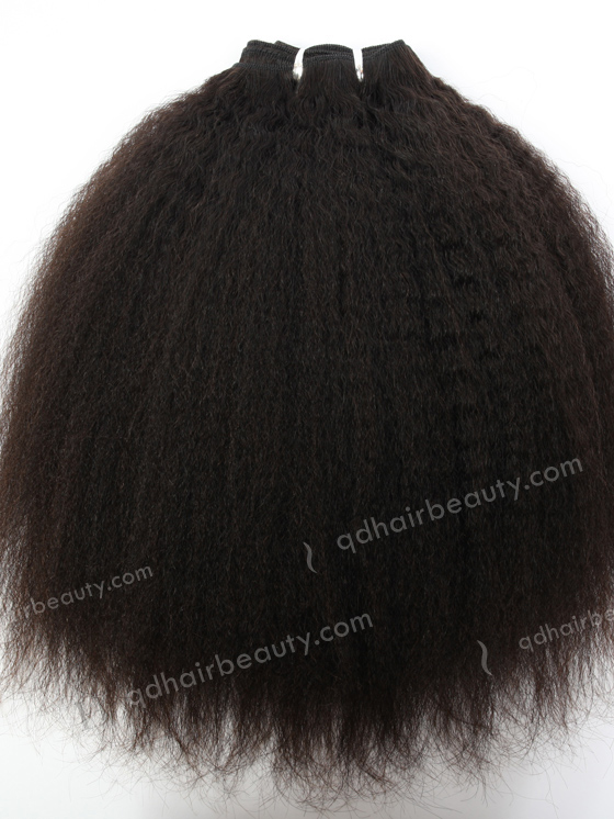 Kinky Straight Indian Virgin Human Hair Weave WR-MW-074