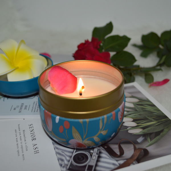 ML-778  Hot sale customized candle tin scented candle jar