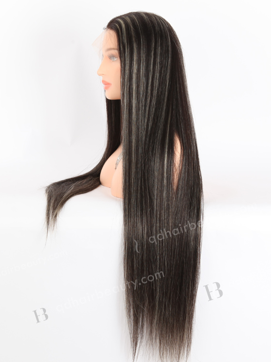 Super Long 30'' Italian Virgin Human Hair Silky Straight Full Lace Wig WR-LW-137